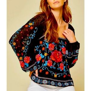 Embroidered blouse at it’s finest